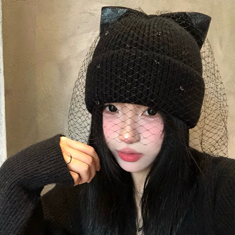 Beanie Cuffed Knit - Bonnets en tricot à oreilles de