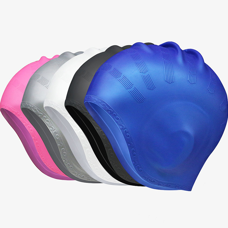 Swim Hat Silicone - 【F】Bonnet de bain haute élasticité pour