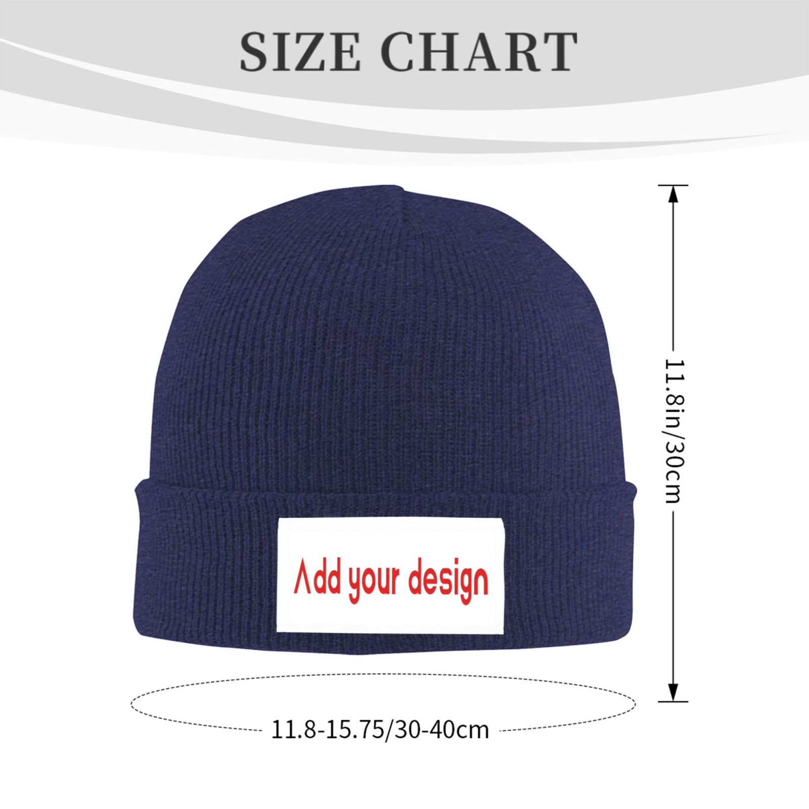 Bonnet personnalisé, bonnet d’ - Beanie Cuffed Knit avis et prix