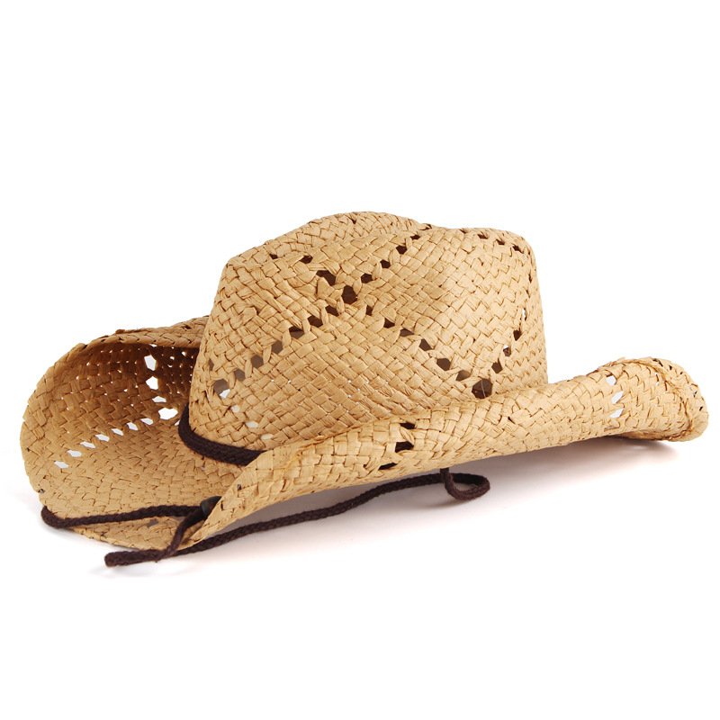 Chapeau de cowboy unisexe, rét - Cowboy Hat Straw avis et prix