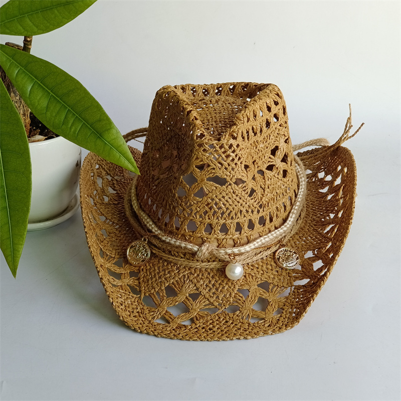 Chapeau de paille de cowboy we - Cowboy Hat Straw avis et prix