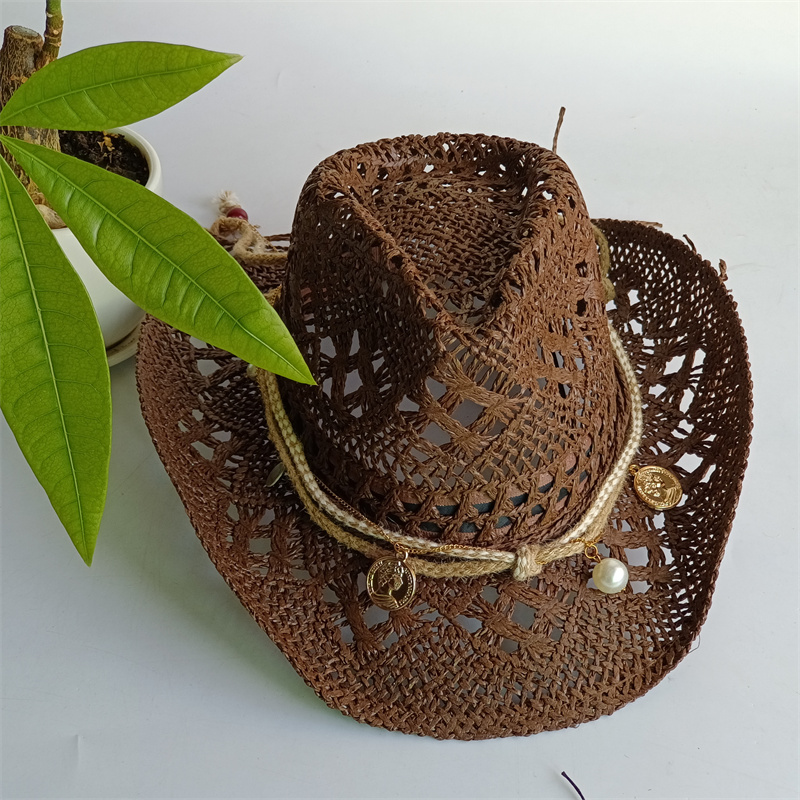 Chapeau de paille de cowboy we - Cowboy Hat Straw avis et prix